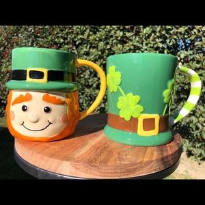 Leprechaun St Patrick’s day mug set